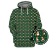 Maxcorners Christmas Golf Shirt, Pattern Golf Shirt For Golfer, Funny Golf Shirt For Men