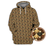 Maxcorners Labrador Pattern Golf Shirt, Dog Golf Shirt, Funny Labrador Golf Shirt For Golfers