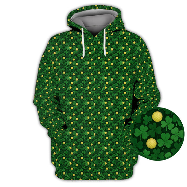 Maxcorners Irish Golf Shirts, Ireland Golf Polos For Golfer, Pattern Golf Shirt For Men