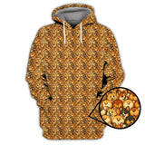Maxcorners Corgi Pattern Golf Shirt, Funny Dog Golf Shirt, Corgi Golf Shirt For Golfer, Crazy Golf Shirt For Men
