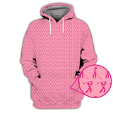 Maxcorners Pattern Golf Shirt, Breast Cancer Golf Shirt For Golfer, Crazy Golf Shirt For Men