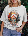 Maxcorners Not All Who Wander Are Lost Cotton Shirt LM2101