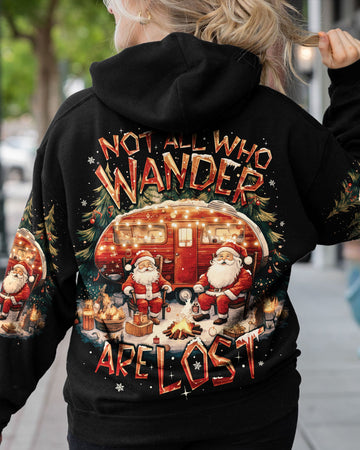 Maxcorners Not All Who Wander Are Lost Santa Christmas All Over Print LM2101