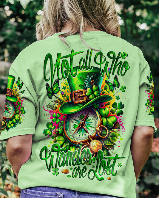 Maxcorners Not All Who Wander Are Lost Patrick's Day All Over Print LM2101