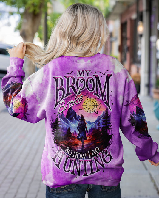Maxcorners My Broom Broke So Now Halloween Hunting All Over Print LM1601