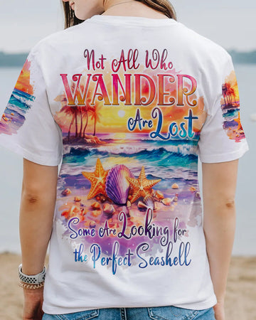 Maxcorners Not All Who Wander Are Lost Seashell All Over Print LM2101