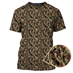 Maxcorners Camo Pattern Golf Polos For Men, Crazy Golf Shirts, Golf Gift For Golfer, Funny Golf Shirt