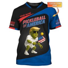 Maxcorners Trump Pickleball of America, Custom Name Pickleball Outfits Men, Pickleball Uniforms LM0509