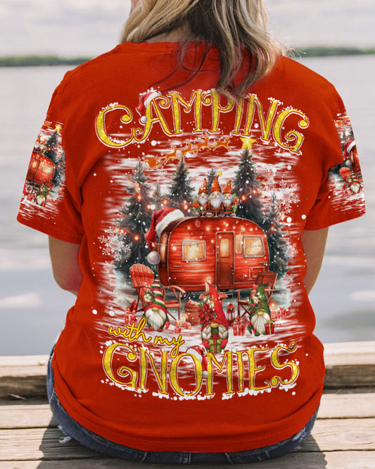 Maxcorners Camping With My Gnomies Christmas All Over Print LM2101