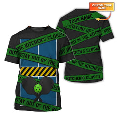 Maxcorners Men's Kitchen's Closed Pickleball T-Shirts, Funny Pickleball Shirts, Gift For Pickleball Lovers LM0509