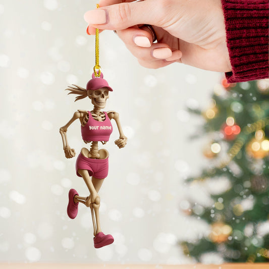 Maxcorners Running Women, Home Decor, Christmas Ornament, Personalized Ornament 2D Flat LM2111