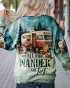 Maxcorners Not All Who Wander Are Lost Christmas All Over Print LM2101