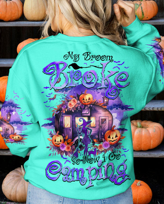 Maxcorners My Broom Broke So Now I Go Camping Halloween All Over Print LM2101