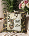 Maxcorners Personalized Best Buckin' Dad Ever Deer Pillow LM1601