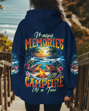 Maxcorners Making Memories One Campfire At A Time Turtle All Over Print LM2101