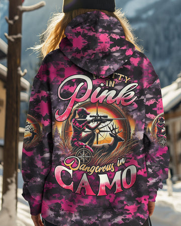 Maxcorners (Hot Deal) Pretty In Pink Hunting All Over Print LM1601