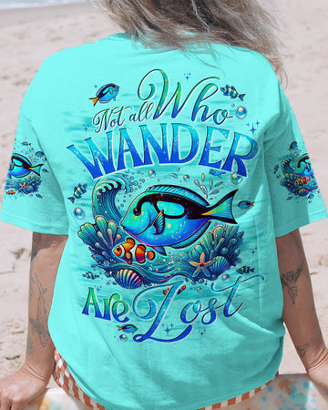 Maxcorners Not All Who Wander Are Lost Fish All Over Print LM2101