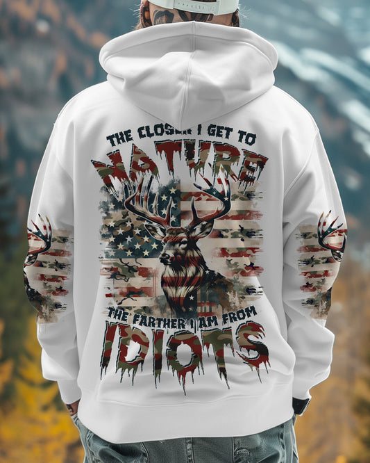 Maxcorners The Closer I Get To Nature Deer Camo All Over Print LM2101