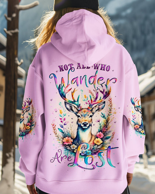 Maxcorners Not All Who Wander Are Lost Deer All Over Print LM2101
