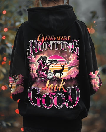 Maxcorners Girls Make Hunting Look Good All Over Print LM1601