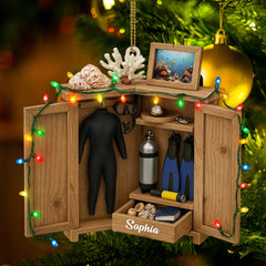 Maxcorners Diving Lover Home Decor, Christmas Ornament, Personalized Ornament 2D Flat LM2111