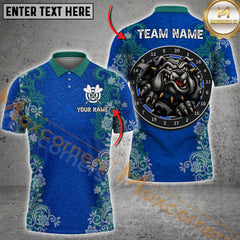 Maxcorners Darts Bulldog Dartboard Multicolor Customized Name, Team Name 3D Shirts