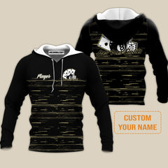 Maxcorners Customized Name Aces Over Eights 8 Ball Pool Billiards 3D All Over Printed Clothes