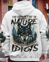 Maxcorners The Closer I Get To Nature Wolf All Over Print LM2101
