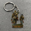 Maxcorners Personalized Duck Hunting Ornament for Dad and Son, Father & Son Camo Hunting Decoration, Duck Hunter Gift for Outdoor Lovers LM0411