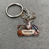 Maxcorners Custom Name Deer Hunter Ornament, Hunting Lover Christmas Gift