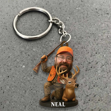 Maxcorners Personalized Hunting Christmas Ornament Custom Photo Gift For Hunters Lover