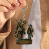 Maxcorners Personalized Duck Hunting Ornament for Dad and Son, Father & Son Camo Hunting Decoration, Duck Hunter Gift for Outdoor Lovers LM0411