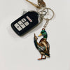 Maxcorners Personalized Funny Duck Fukin' Finger Hunting Acrylic Christmas Ornament Custom Gift for Hunters LM0110