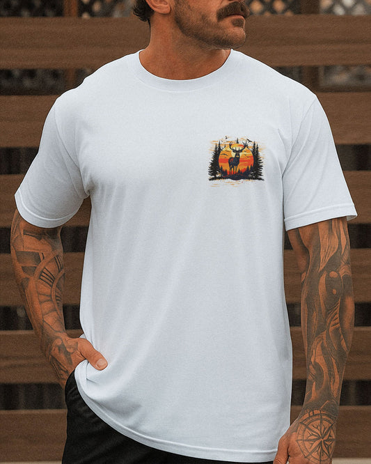 Maxcorners Life Is Better In The Woods Deer All Over Print LM1501