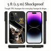 Maxcorners Billiards Fire Gold Tribal Pattern 8 Ball Personalized Name Phone Case