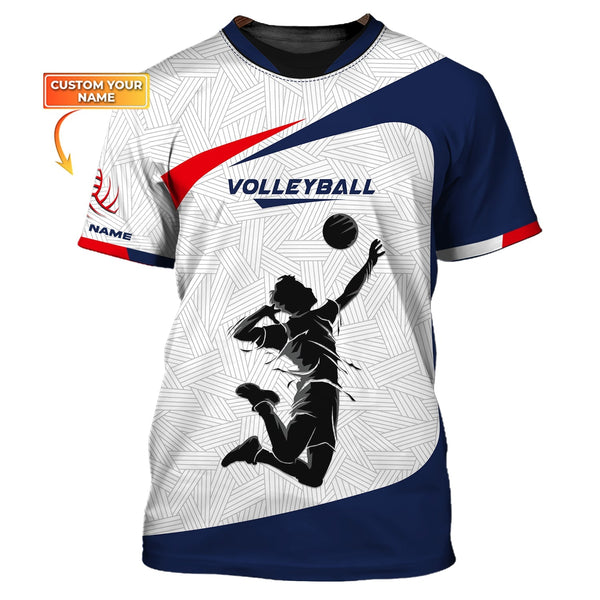 Maxcorners Personalized Volleyball Fan Shirt - Unique All-Over Print