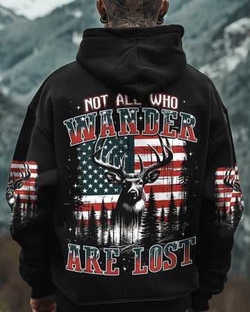 Maxcorners Not All Who Wander Are Lost Deer All Over Print LM2101