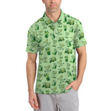 Maxcorners Ladies Golf Pattern Polos, Golf & Margarita Women's Golf Shirt, Cocktail And Golf Shirts For Golfers