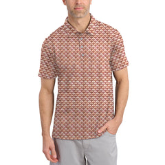 Maxcorners Golf Pattern Shirt, Funny Breast Cancer Golf Shirt, Golf Gift For Golfer