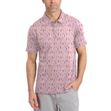 Maxcorners Breast Cancer Golf Shirt, Funny Pattern Golf Shirt, Golf Gift For Golfer