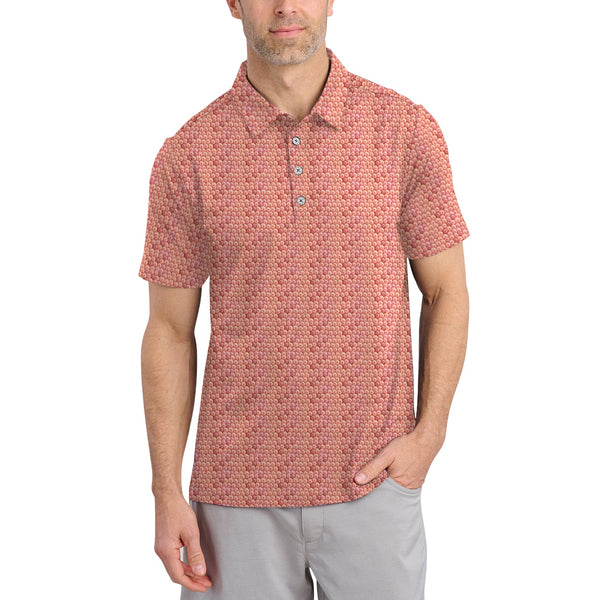 Maxcorners Breast Cancer Golf Shirt, Boobs Pattern Golf Shirt, Funny Golf Shirt For Golfer