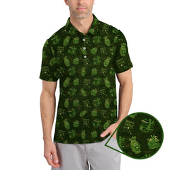 Maxcorners Military Golf Pattern Shirt, Army Golf Shirts For Golf Lovers, Golf Gift For Men's