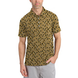 Maxcorners French Bulldog Golf Shirt, Funny Dog Golf Shirt For Men, Pattern Golf Shirt For Golfers