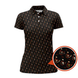 Maxcorners Halloween Golf Shirt For Golfer, Pattern Golf Shirt, Crazy Golf Shirt For Men