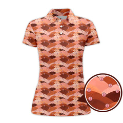 Maxcorners Breast Cancer Golf Shirt, Boobs Pattern Golf Shirt, Golf Gift For Golfer, Funny Golf Shirt