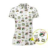 Maxcorners Golf Is My Therapy Pattern Golf Shirt, Golfing Life Polos, Golf Gift For Golf Lovers, Funny Golf Shirts