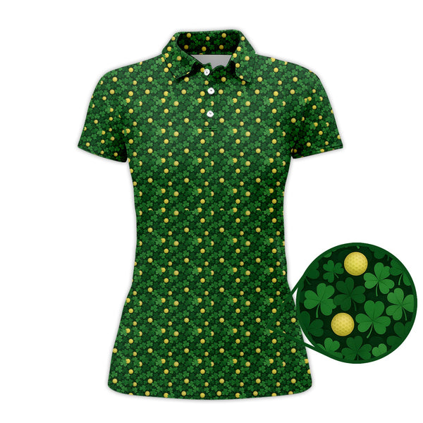 Maxcorners Irish Golf Shirts, Ireland Golf Polos For Golfer, Pattern Golf Shirt For Men