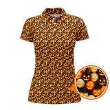 Maxcorners Pattern Golf Shirt For Golfer, Halloween Golf Shirt, Crazy Golf Shirt For Men