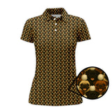 Maxcorners Pug Golf Polos For Golfers, Pug Golf Pattern Shirt, Funny Dog Golf Shirt For Men