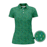 Maxcorners Golf Postures Pattern Golf Polos, Funny Golf Shirt ForMen’s, Crazy Golf Shirts For Golfers